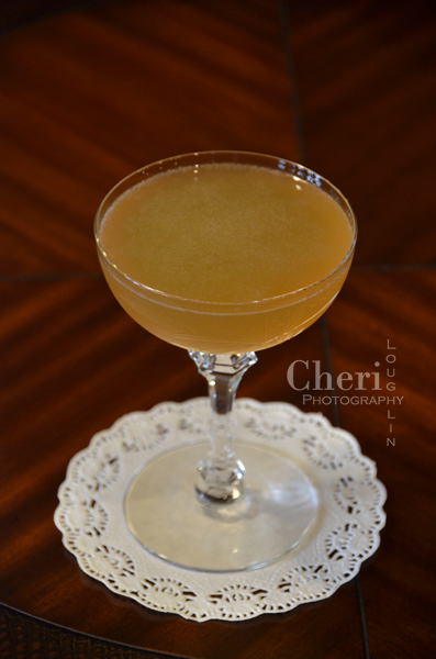 Apricot Bonfire Fall Cocktail is little more than a warming apricot daiquiri using dark rum and apricot brandy. {photo credit: Mixologist Cheri Loughlin, The Intoxicologist www.intoxicologist.net}