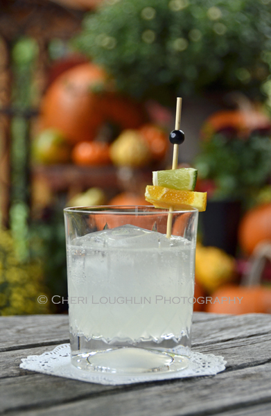 Stripped down, the White Witch is basically the ever popular classic Daiquiri cocktail with hints of chocolaty orange flavor. Club soda thins it out a bit, giving this Halloween cocktail fabulous feel good flavor. {photo credit: Mixologist Cheri Loughlin, The Intoxicologist - www.intoxicologist.net}