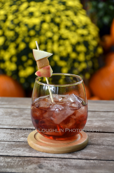 Red Reindeer Punch was originally created for a fall football tailgate party. The flavors reflect the fall season and the colorful red drink was for team spirit. {recipe and photo credit: Mixologist Cheri Loughlin, The Intoxicologist www.intoxicologist.net}