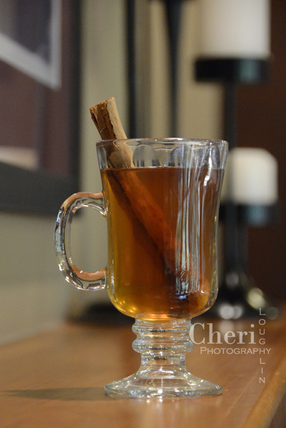 This Hot Buttered Cider recipe uses spiced rum and butterscotch schnapps for a hint of spice and buttery feel. Add cinnamon schnapps for tad more spice - {recipe and photo credit Mixologist Cheri Loughlin, The Intoxicologist}