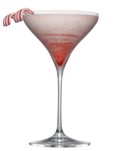 Van Gogh Candy Cane Lane Martini - Van Gogh Vodka celebrates the holiday season with a spirited line-up of 12 Days of Christmas Cocktails, long drinks, shots and hot chocolates.
