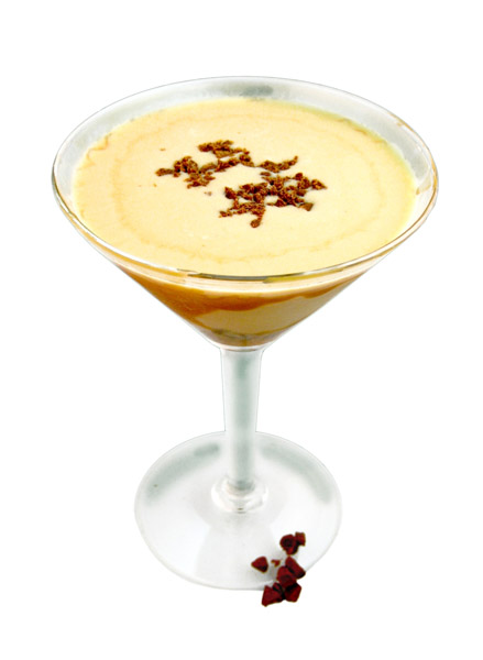 Van Gogh Eggnog Martini - Van Gogh Vodka celebrates the holiday season with a spirited line-up of 12 Days of Christmas Cocktails, long drinks, shots and hot chocolates.