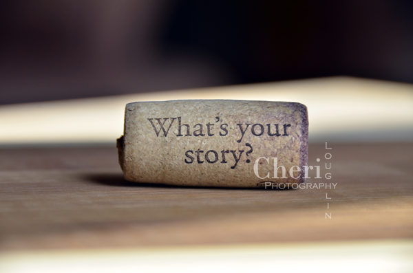 What's Your Story Wine Cork {Cheri Loughlin Photography}