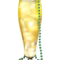 Beaded Lady Mardi Gras drink with SKYY Vodka, Gin, Triple Sec, Lime Juice, Bitters, Soda Water