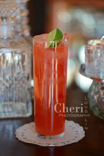 This Cherry Limeade's secret ingredient is a super easy Maraschino Cherry Infused Rum.