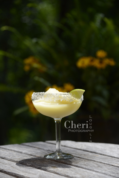 Frozen Virgin Margarita – recipe by Cheri Loughlin, The Intoxicologist 3 ounces Frozen Limeade 2 ounces Orange Juice 3/4 ounce Fresh Lime Juice 1 cup of Ice Salt & Lime Wedge