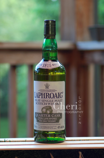 Laphroaig Quarter Cask tasting: The smoke comes across just right, lighting a hazy fireplace tickle deep in the throat. It reminds me of Lauren Bacall with her class and character.  Laphroaig warms for the long haul; deep, honorable, worthy of ones judicious attention to the complexity of the spirit, yet willing to disentangle the soul for an evening of leisure. ~ The Intoxicologist