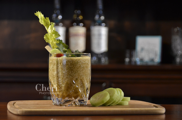 it’s time to get your Green Mary on! Fresh cucumber and cilantro blend beautifully in this delicious spicy green frozen Mary's Morning After Bloody Mary.