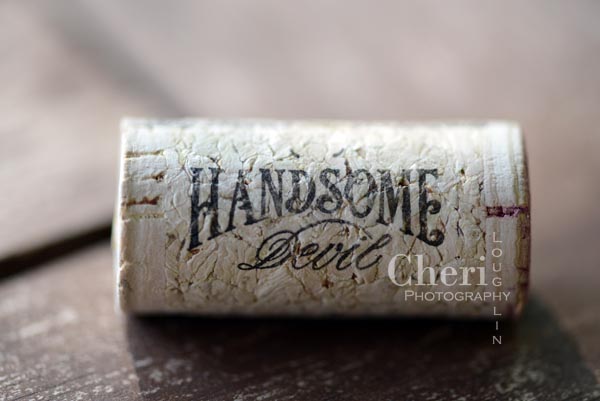 Handsome Devil wine cork - Even wines are gender bias… delicate wines are referred to as feminine while heartier, more robust wines are referred to as masculine. 