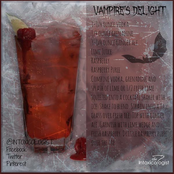 Vampires Delight is simple, uncomplicated and delicious. It stays within the realm of sophisticated style and keeps your Halloween party simply tastefully trendy.