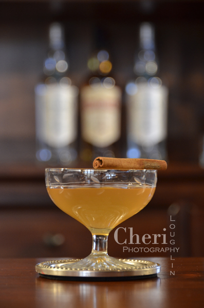 Cinnamon Toast Martini Rum and Applejack cocktail with delicious warming, buttery cinnamon toast flavor. A perfect fall to winter cocktail, Thanksgiving and Christmas holiday martini
