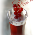 This is a lovely, vibrant variation on the classic Kir Royale with red currants. This version adds a bit of lush, fruit flavor with the pomegranate juice.