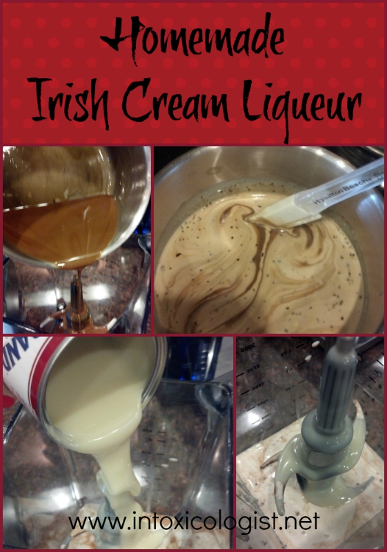 DIY Homemade Irish Cream Liqueur. Easy, delicious and ideal for holiday gift giving.