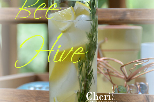 Let the Brass Bee Hive wine cocktail get you into a summer state of mind with its delicious mix of moscato wine, lemonade and honey. Honey gives the Brass Bee Hive richer lemonade flavor while rosemary brings fresh, earthy home goodness to the drink.