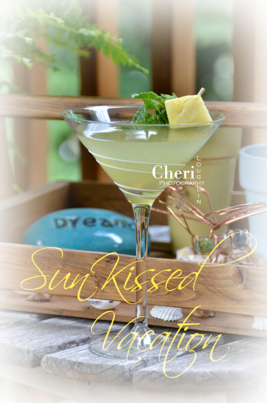 Sun Kissed Vacation: Moscato still wine is perfect for this beach and deck worthy cocktail. The Moscato flavor shines through with hints of green apple and lots of sweet juicy pineapple. Mint adds a great splash of fresh color and fresh aroma on the nose. 