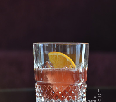 Cherry Vanilla Rum Old Fashioned with cherry vanilla infused rum. Easy and delicious!