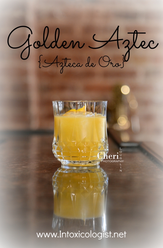 Golden Aztec - 1 of 4 easy tequila drinks for National Tequila Day, July 24