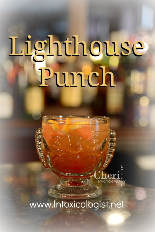 Pusser's Gunpowder Rum Lighthouse Punch contains multi-layered flavor with light cherry almond notes peeking through. Lighthouse Punch was so named due to the four historic lighthouses in Barbados.