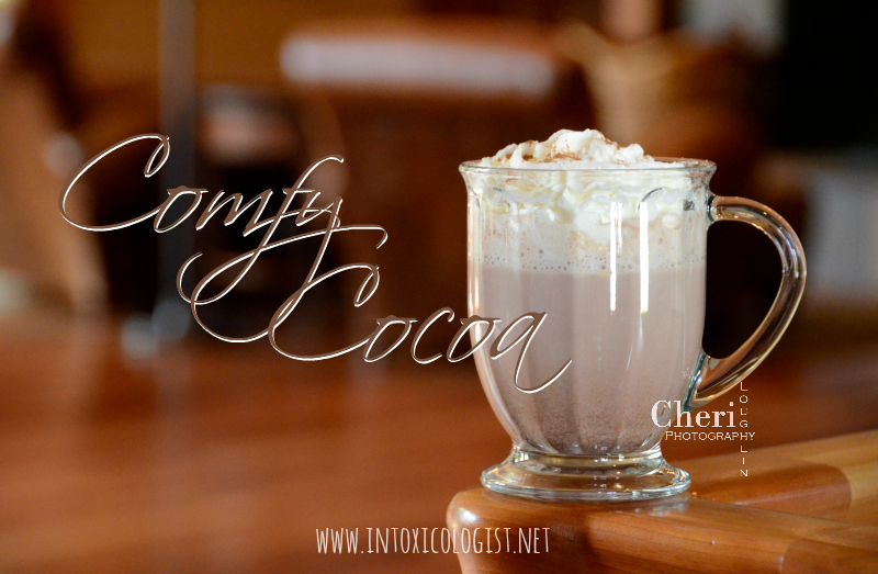 Comfy Cocoa is perfect for easy going weekend mornings. It serves approximately 8 people. If you’d like a cozier Comfy Cocoa, add an ounce of brandy, bourbon or dark rum to individual glasses.
