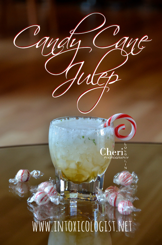 Candy Cane Julep uses the classic Mint Julep as handy guide to creating a bubbly variation with brandy and mint for the holiday season.