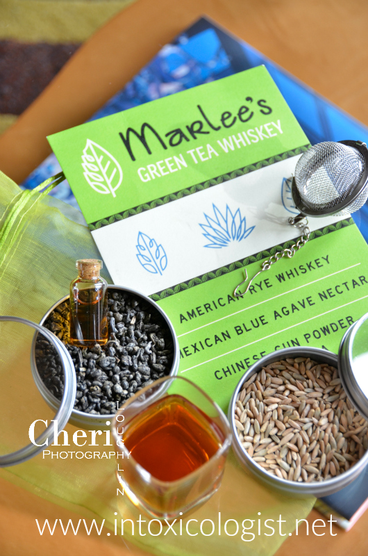 Marlee's Green Tea Whiskey tastes just like softened green tea with a little kick in the pants. 