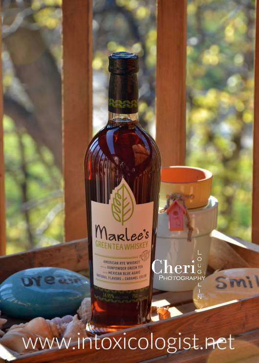 Marlee's Green Tea Whiskey tastes just like softened green tea with a little kick in the pants. 