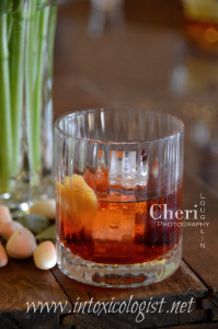 The Agavoni cocktail recipe is attributed to a German bartender by the name of Bastian Heuser. This recipe is the tequila version of the Negroni classic cocktail.