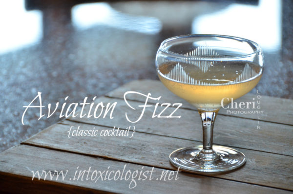 The Aviation Fizz was popularized in the 1920s. This classic cocktail is a variation of the Aviation cocktail. Both are 3 to 4 ingredient cocktails.