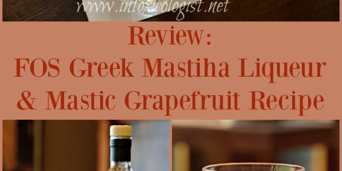 FOS Greek Mastiha Liqueur is made from the “tears” of the Mastiha tree only found in Greece. Try it chilled or in the Mastic Grapefruit recipe with Aperol.