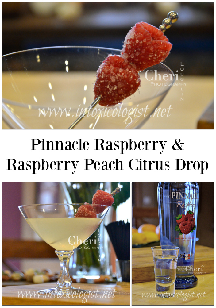 Pinnacle Raspberry Vodka is lightly sweetened with hint of citrus making it ideal for the Raspberry Peach Citrus Drop.