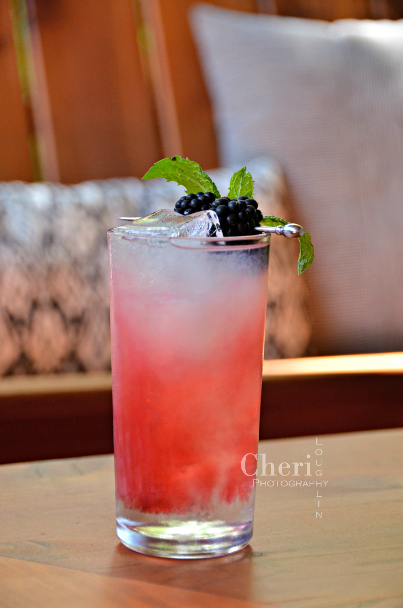 Blackberry Smash with the one of a kind Brockmans Gin with blackberry and blueberry botanicals.