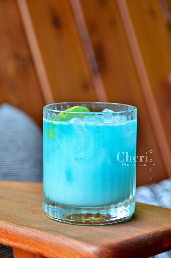 Shimmering Blue Mermaid Water Margarita Recipe - A Grateful Meal