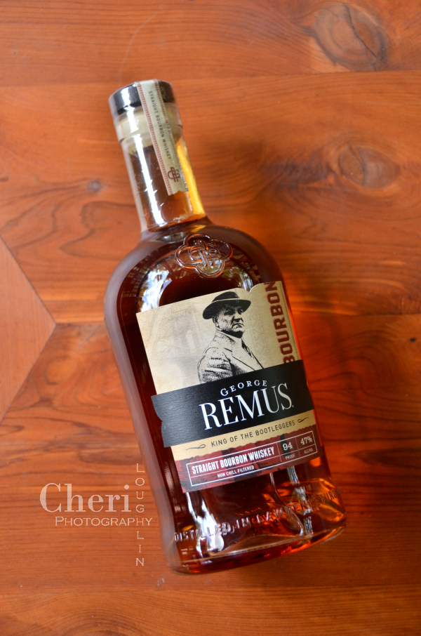 George Remus Bourbon is a high-rye blend whiskey, aged for a minimum of four years in American White Oak barrels. The name is inspired by George Remus, dubbed the “King of the Bootleggers.”