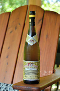 Schloss Johannisberg Gelblack Riesling Feinherb is a much sought after and recommended Riesling. It is rather dry and tart with very little sweetness.