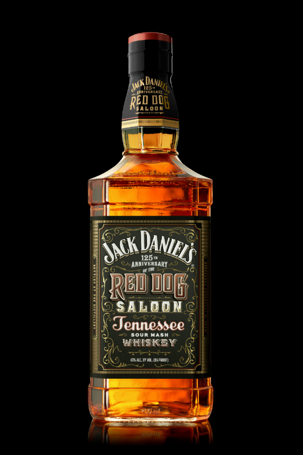 Jack Daniel’s has released a special limited edition bottle aptly named Jack Daniel’s Red Dog Saloon Tennessee Sour Mash Whiskey. It sells for a suggested retail price of $28.99 for a 750ml bottle.